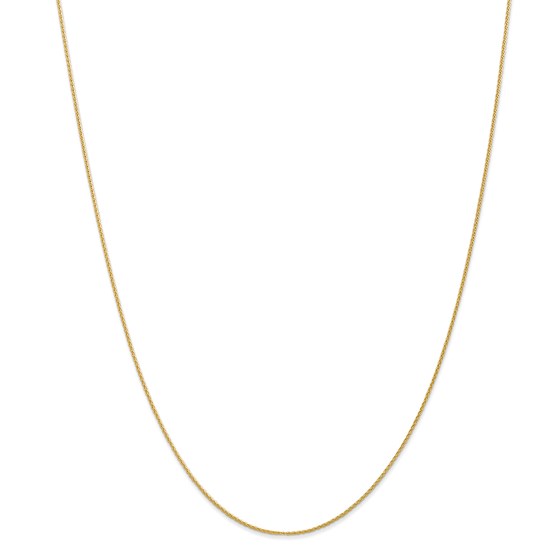 14k Gold .95 mm Parisian Wheat Chain Necklace - 16 in. 14k Gold .95 mm Parisian Wheat Chain Necklace - 16 in.